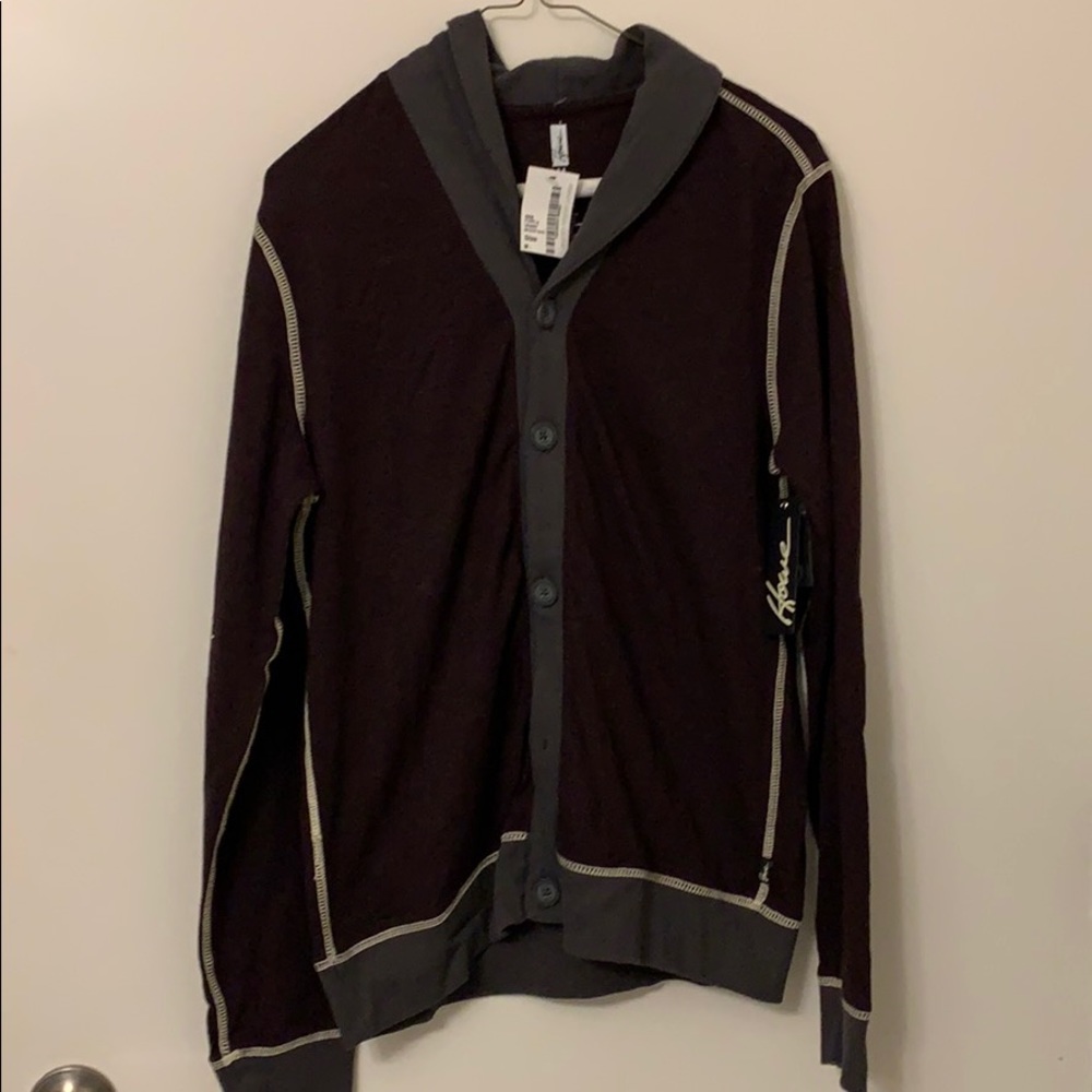 Howe shawl neck button down cardigan